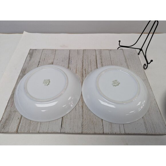 Vintage Kutani Set 4 Soup Cereal Bowls 7 5/8" White Silver Gray Bursts Japan - Picture 5 of 8